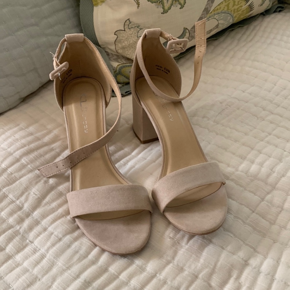 CL by Laundry Suede Heels